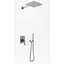 Душевая система скрытого монтажа Kohlman Experience Grafit + Box скрытого монтажа QW210EGQ30, Графит - миниатюра 1