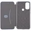 Кожаный чехол-книга Classy для Motorola Moto E40 Синий - миниатюра 3
