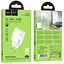 МЗП Hoco C142A Direct PD20W+QC3.0 (1USB-A/1C) + кабель Type-C to Type-C White - мініатюра 5