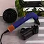 Фен-стайлер для волосся Super Hairdryer 1600 Вт 4 насадки, синій - мініатюра 2