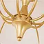 Светодиодная люстра Соната 5015 (Золотая) на 6 плафонов - миниатюра 4