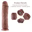 Силіконовий фалоімітатор для секс-машин Hismith 11″ Silicone Dildo, система KlicLok - мініатюра 2
