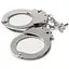 Наручники металлические Adrien Lastic Handcuffs Metallic - миниатюра 2
