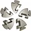 Головоломка Huzzle Spiral (Спираль) Cast Puzzle 5 звезд 473776 - миниатюра 2