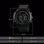 Наручний годинник Skmei 1434 Black Black ABS ring, 1434BKBK (18476) - мініатюра 5