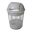 Кошик канцелярський з поворотною кришкою білий - мініатюра 1