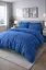 Комплект постельного белья евро 200х220 сатин синий TC303376204 - миниатюра 1