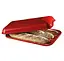 Форма Emile Henry Specialized Cooking для випікання багета з кришкою 39х24 см червона (345506) - мініатюра 2