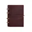 Шкіряний блокнот А5 на кільцях (софт-бук) 9.0 в м'якій бордовій обкладинці - мініатюра 8
