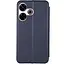 Чохол-книжка Epik шкіряний Classy для Xiaomi Redmi 13 4G/Poco M6 4G Темно-синій - мініатюра 2