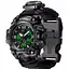 Армейские часы Skmei 1155B Hamlet Paracord Черный (1155-55) - миниатюра 1