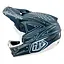Велошолом Troy Lee Designs D3 Fiberlite SpiderStripe Blue XL (1106-198550035) - мініатюра 2