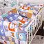 Комплект постельного белья MirSon Бязь 20-0039 Zoo alphabet 160x220 см голубой (2200010271690) - миниатюра 1