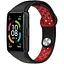 Ремінець DK CDK Silicone Sport Band Nike для Huawei Band 6 (012812) (black / red) - мініатюра 1