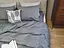 Комплект постельного белья Washed Cotton из вареного хлопка графит Graphite - двуспальный - миниатюра 6