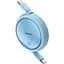 Кабель Baseus Free2Draw Mini Retractable Charging Cable Type-C to Type-C 100W 1m Galaxy Blue - мініатюра 3