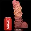 Фаллоимитатор Dual-Layered Silicone Nature Cock 10.5'' 27 см коричневый - миниатюра 10