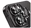 Защитное стекло на камеру DK для Apple iPhone 16 Pro Max Lens Metal Ring Eagle Eye 018409 black - миниатюра 4