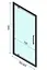 Душова кабіна Rea Rapid Swing 100x80 black REA-K6423 + REA-K6408, Чорний матовий, Універсальна, прозорий - мініатюра 6