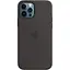 Оригинальный силиконовый чехол Apple Silicone Case MagSafe для iPhone 12 Pro Max Midnight (MHLG3ZM/A) - миниатюра 3