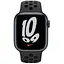 Apple Watch Series 7 41mm GPS Midnight Aluminium Case Anthracite/ Black Nike Sp/B MKN43 A2473 - мініатюра 1