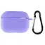 Силиконовый футляр New с карабином для наушников Airpods Pro - миниатюра 1