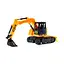 Екскаватор на управлінні зі звуком жовтий - мініатюра 2