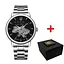Наручные часы мужские 022-3D Де би не був Silver-Black Steel Awarder acs0031948 - миниатюра 1