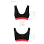 Спортивный топ на широких бретелях Passion PS003 TOP black L - миниатюра 5