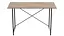 Стол письменный Line Лайт 750x1000x500 Черный металл ДСП Дуб Сан-Марино 16мм FRD-104837 - миниатюра 5