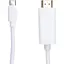 Видео кабель PowerPlant HDMI male - USB Type-C, 1.8м - миниатюра 1