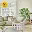 Крісло-гойдалка 4FIZJO Boho Dream 80 см підвісна, плетена Grey (P-5905973404525) - мініатюра 10