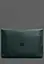Кожаный чехол-конверт BlankNote на магнитах для MacBook Air 15 (2023) Зеленый - миниатюра 3