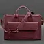 Шкіряна сумка для ноутбука та документів Універсальна бордова Crazy Horse - мініатюра 6
