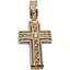 Золотой крестик Tango с фианитом. 270074 - миниатюра 1