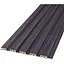 Рейка декоративна Wall Sticker WPC стінова 3000х150х9 мм Графіт SW-00001871 - мініатюра 1