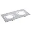 Светильник врезной поворотный Brille HDL-DT 104/2 Aluminium G53 162354 - миниатюра 5