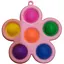 Іграшка Сімпл Дімпл різнокольоровий антистрес 5 пупирок спинер - мініатюра 1