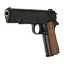 Игрушечный пистолет на пульках "Colt M1911 Classic" Galaxy G13 металл-пластик черный - миниатюра 1
