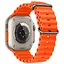 Ремінець Hoco iWatch WA12 Original series marine double buckle silicone strap (38/40/41 мм) orange - мініатюра 2