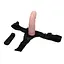 Страпон с вибрацией LyBaile Ultra Passionate Harness 15 см телесный - миниатюра 3