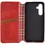 Шкіряний чохол-книжка Getman Cubic (PU) для Samsung Galaxy A34 5G Червоний - мініатюра 3