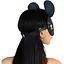 Кожаная маска кролика Art of Sex - Mouse Mask, цвет Черный - миниатюра 2