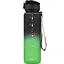 Бутылка для воды UZspace Frosted черно-зеленая 1000 мл (3038gr) - миниатюра 2