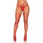 Пояс для чулок Leg Avenue Rhinestone garterbelt Red One Size - миниатюра 1