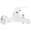 Смеситель для ванны Plamix Afina-009 Белый (без шланга и лейки) (PM0565) - миниатюра 1