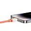 Кабель USB to Lightning для iPhone iPad Baseus Data Cable (1m, 2.4A, 480 Mbps). Orange (P10368803731-00) - мініатюра 6