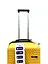 Валіза Маленька (S) Полікарбонат На 4-х подвійних колесах 50л POLO ПК021-S Жовтий - мініатюра 3