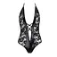 Боді з дуже глибоким декольте Passion DARYL Body black L/XL - мініатюра 5