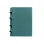 Шкіряний блокнот на кільцях (софт-бук) 9.0 з твердою бірюзовою обкладинкою - мініатюра 7